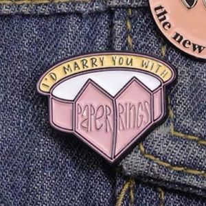 Taylor Swift Paper Rings Pin